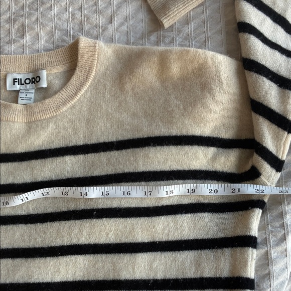 FILORO 2 ply 100% Cashmere Sweater - Picture 3 of 7
